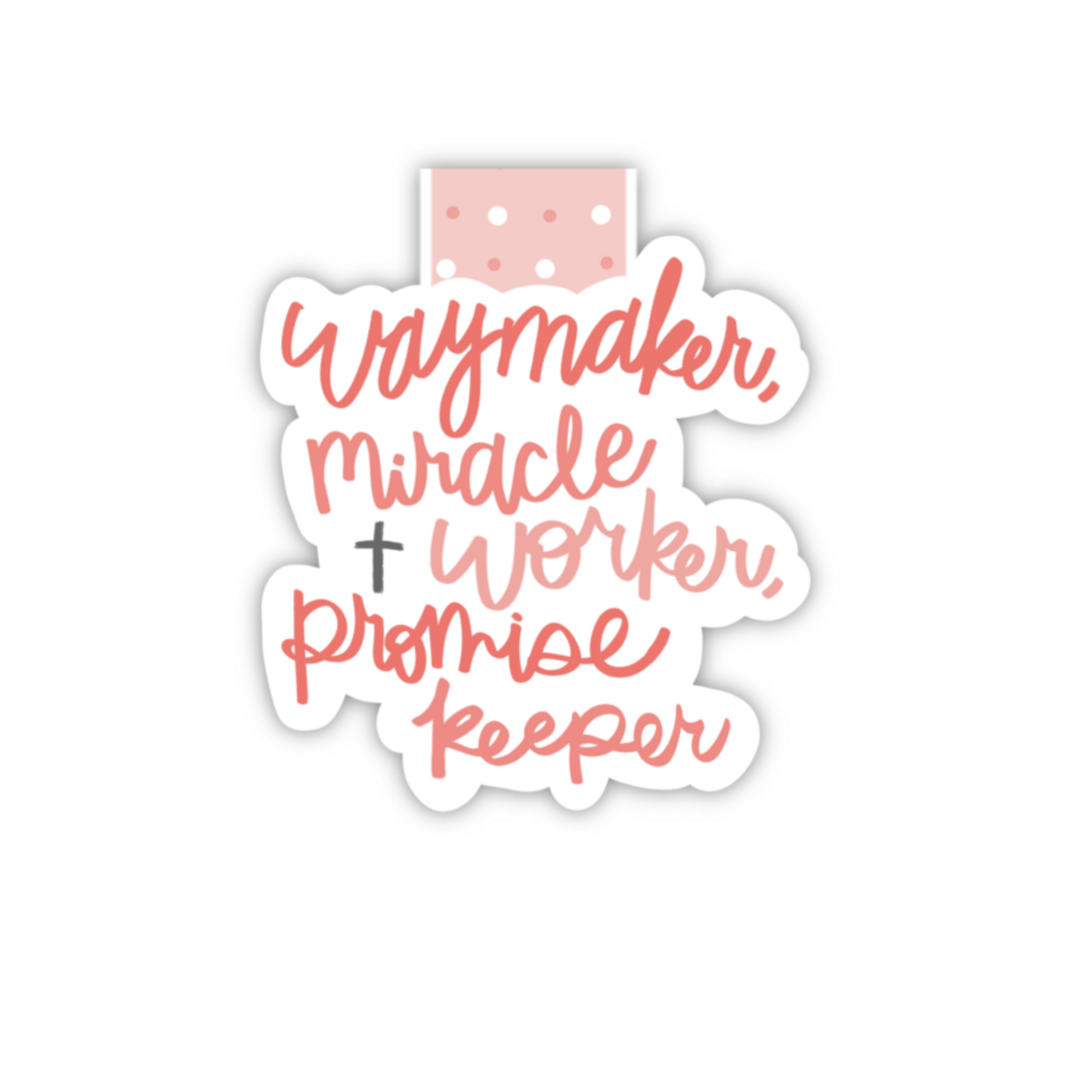 Waymaker, Miracle Worker (magnetic bookmark) - 2 colors