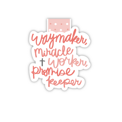 Waymaker, Miracle Worker (magnetic bookmark) - 2 colors