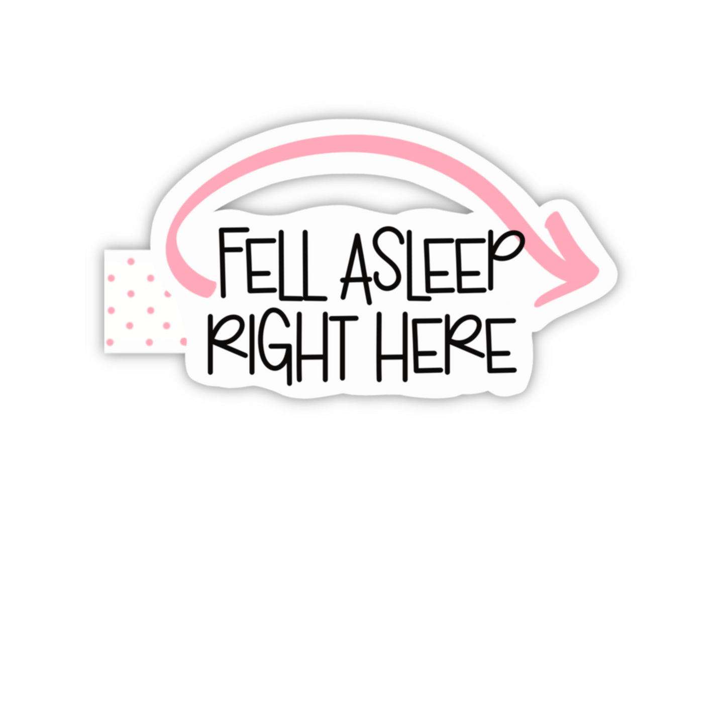 Fell Asleep Here (magnetic bookmark)