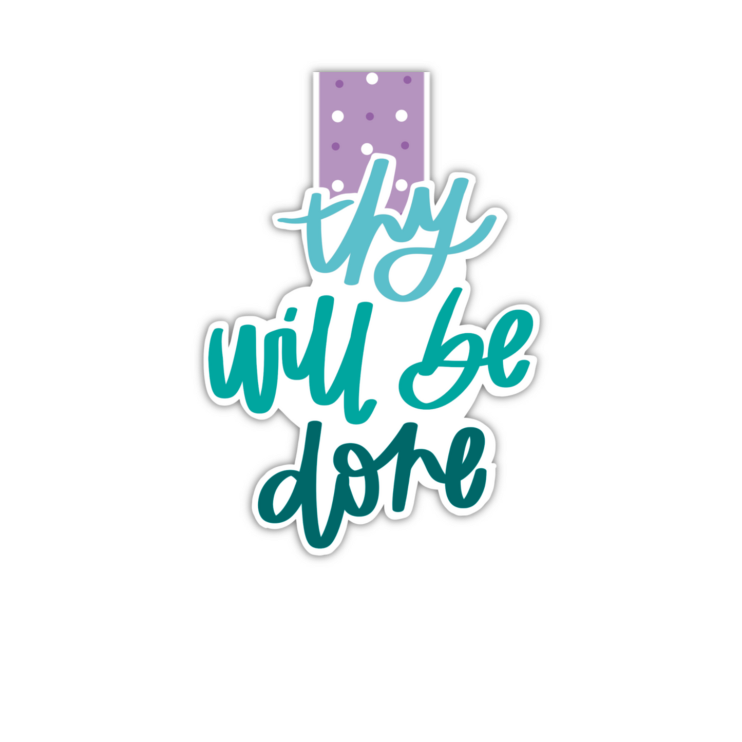 Thy Will Be Done (magnetic bookmark)