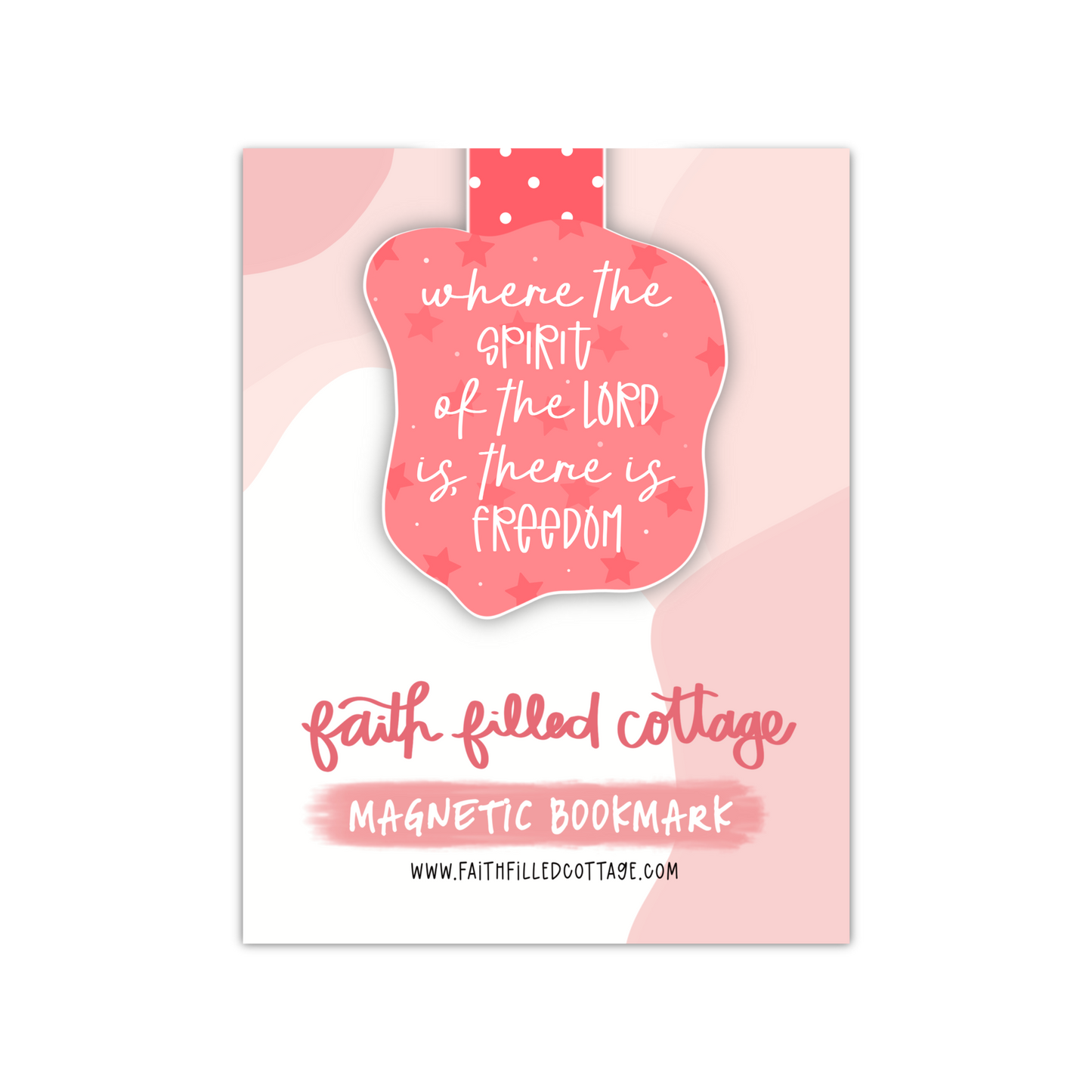 Where The Spirit Of The Lord Is (magnetic bookmark)