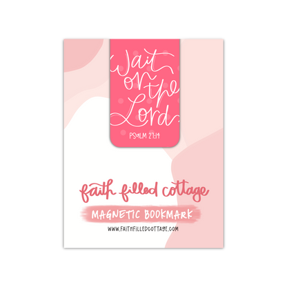 Wait On The Lord (magnetic bookmark)
