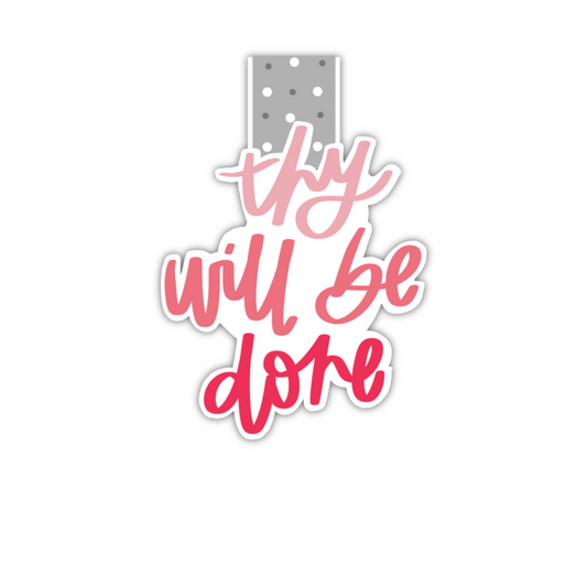 Thy Will Be Done (magnetic bookmark)
