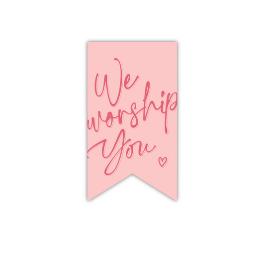 We Worship You (magnetic bookmark) - redesign