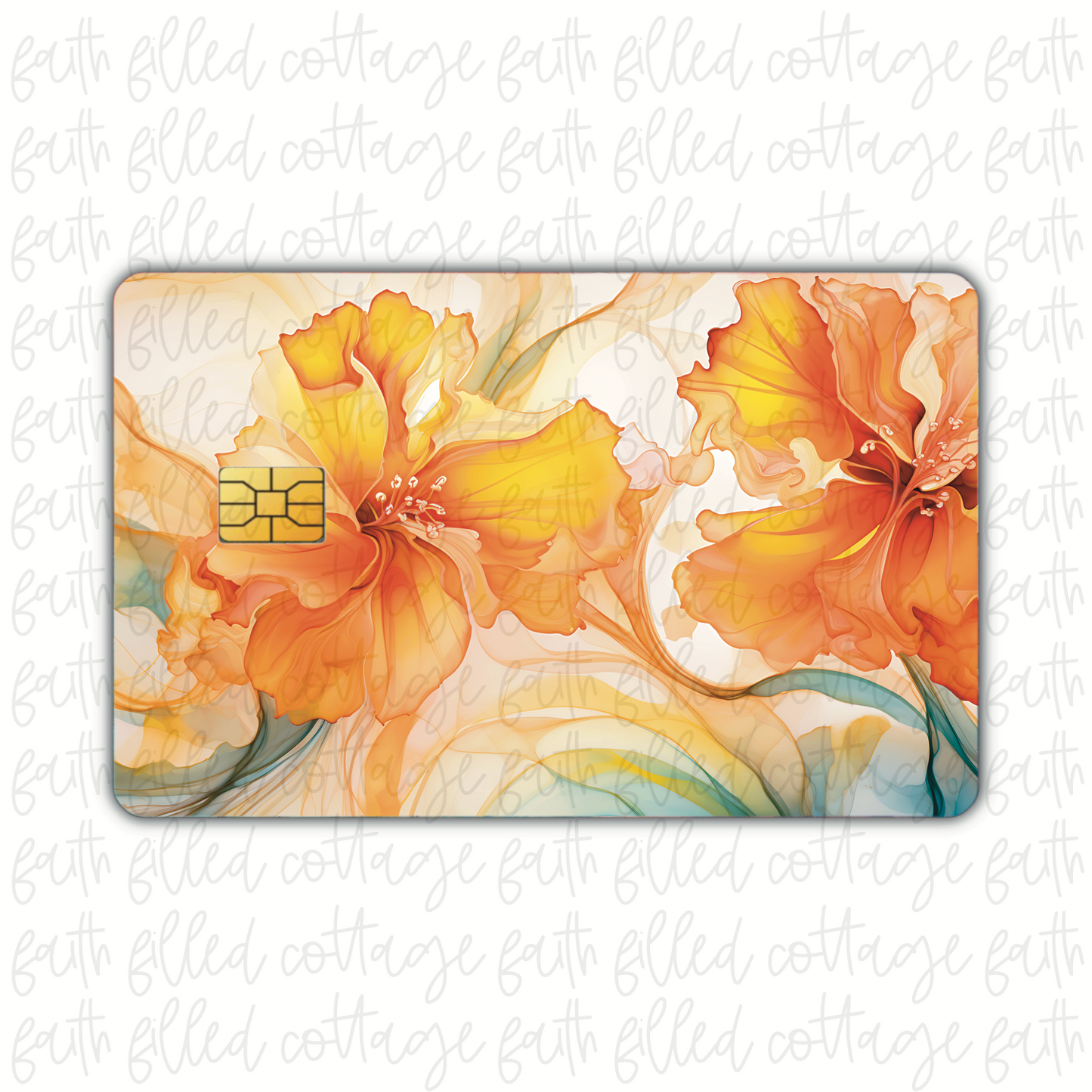 Orange Petals (debit card skin)
