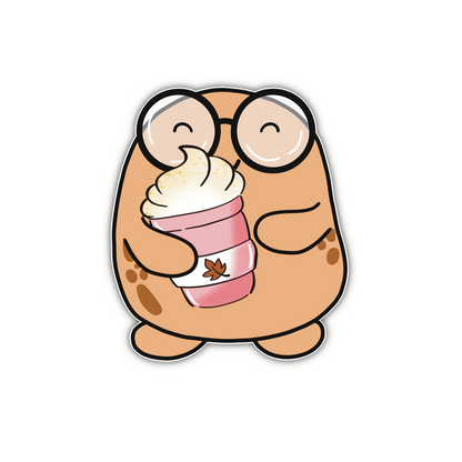 Fall Drink Beanjamin (sticker)