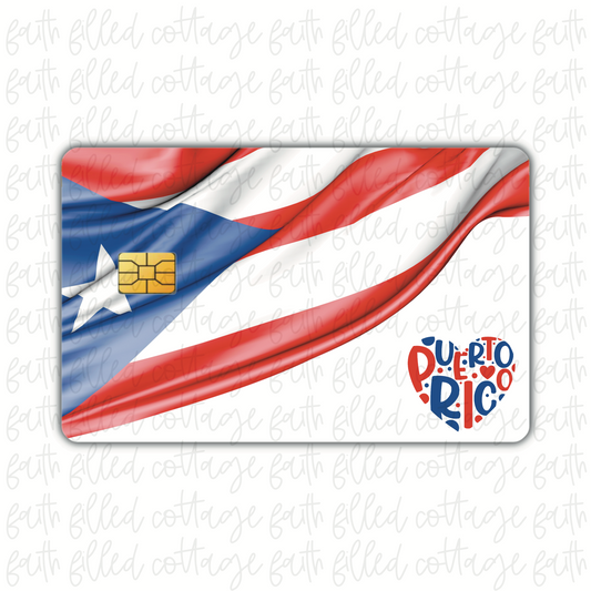 Puerto Rico Flag (debit card skin)