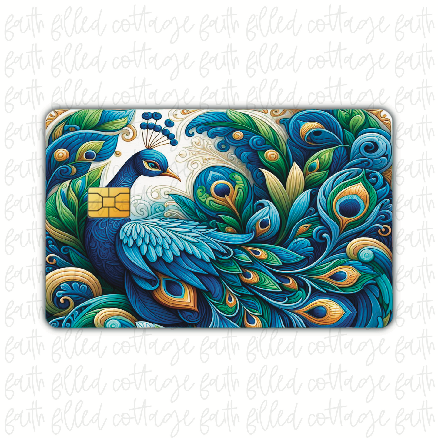 Peacock (debit card skin)