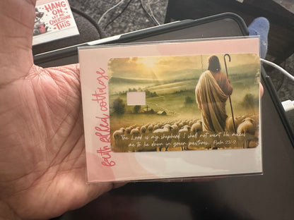 The Lord Is My Shepherd (debit card skin)