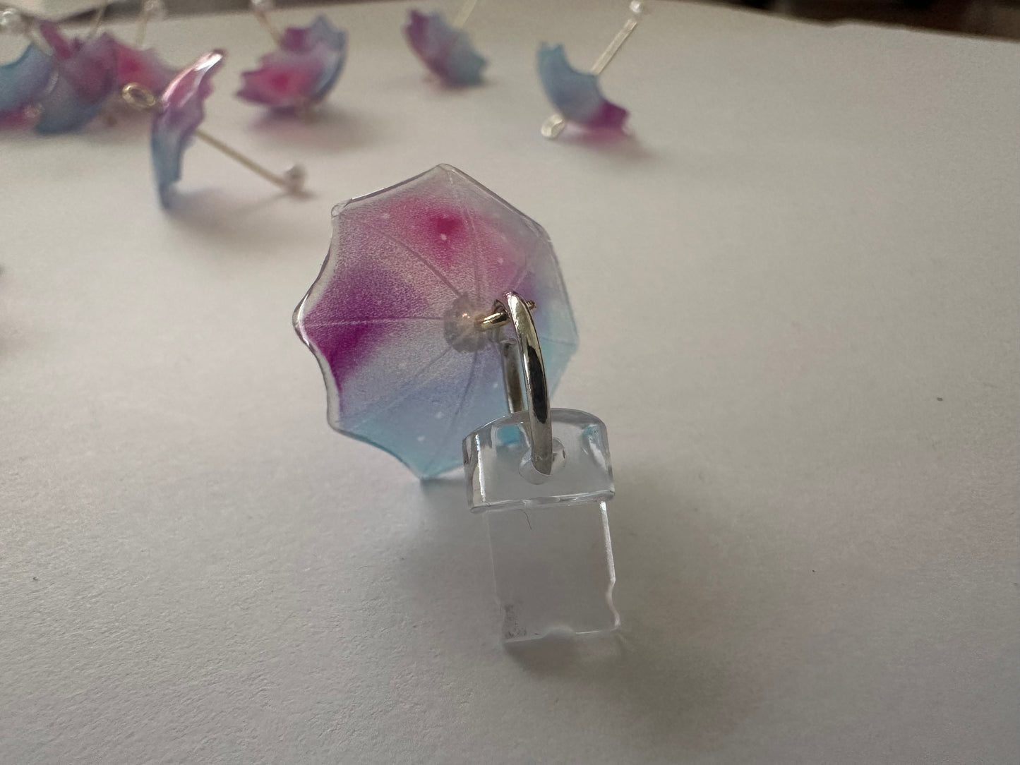 Purple Umbrella (phone charm/dust plug)