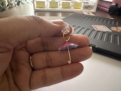 Purple Umbrella (phone charm/dust plug)