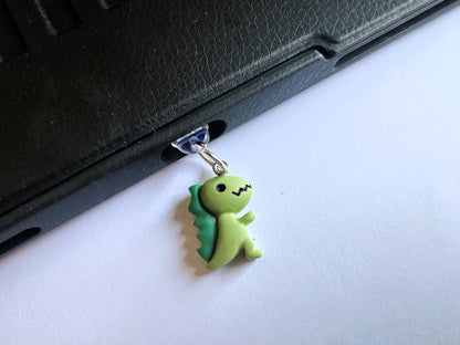 Happy Dinosaur (phone charm/dust plug)