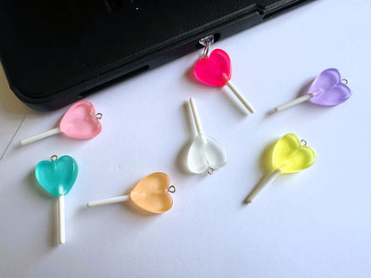 Lollipop Heart (phone charm/dust plug)