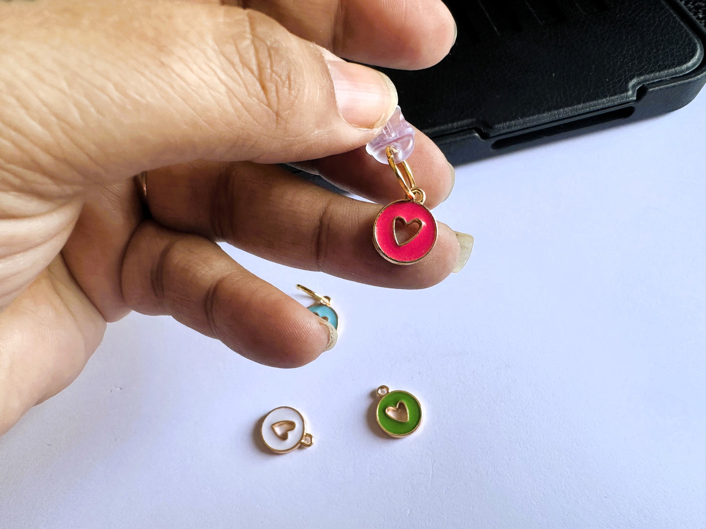 Heart Cutout (phone charm/dust plug)