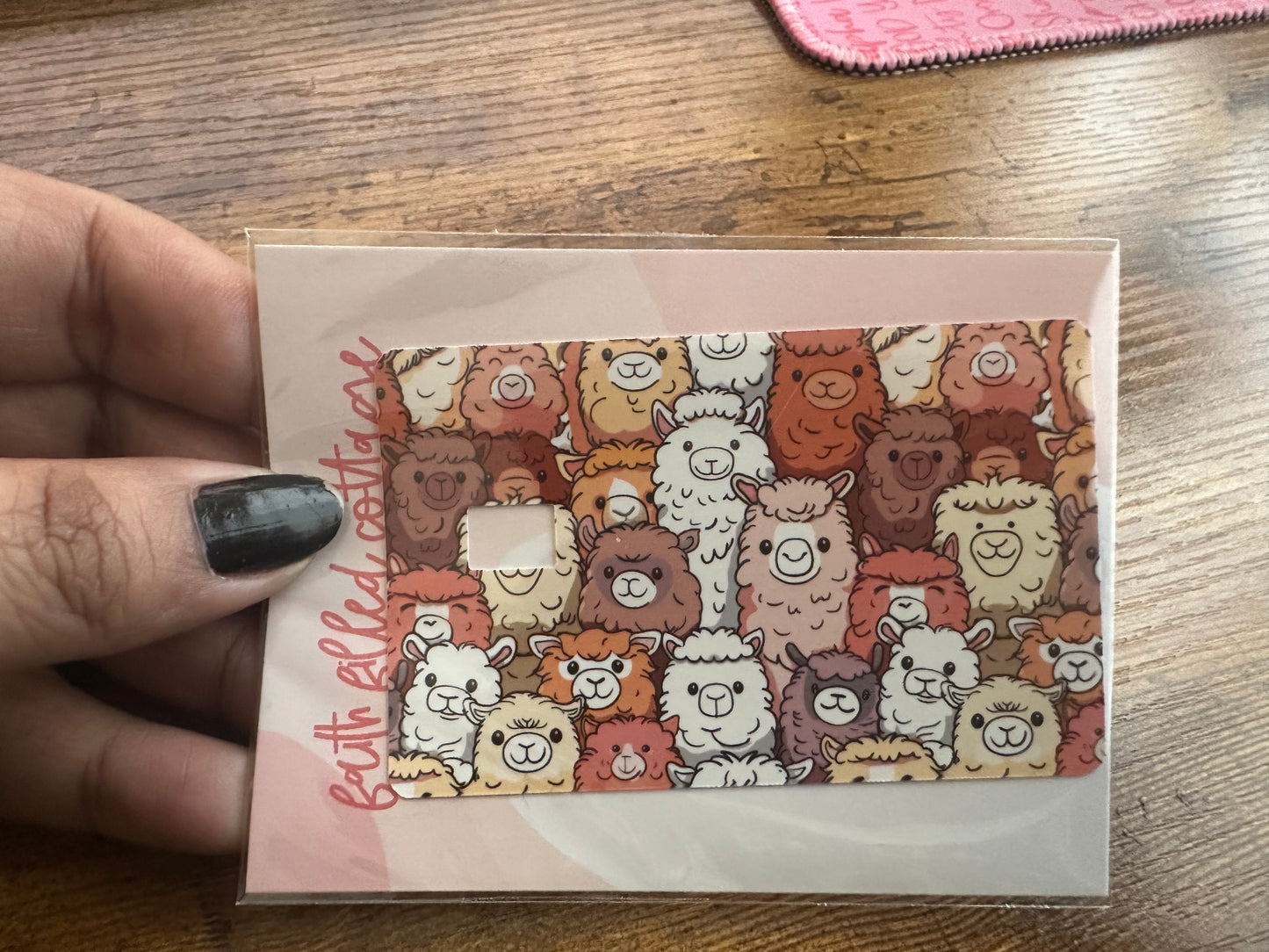 Llamas, Llamas & More Llamas (debit card skin)