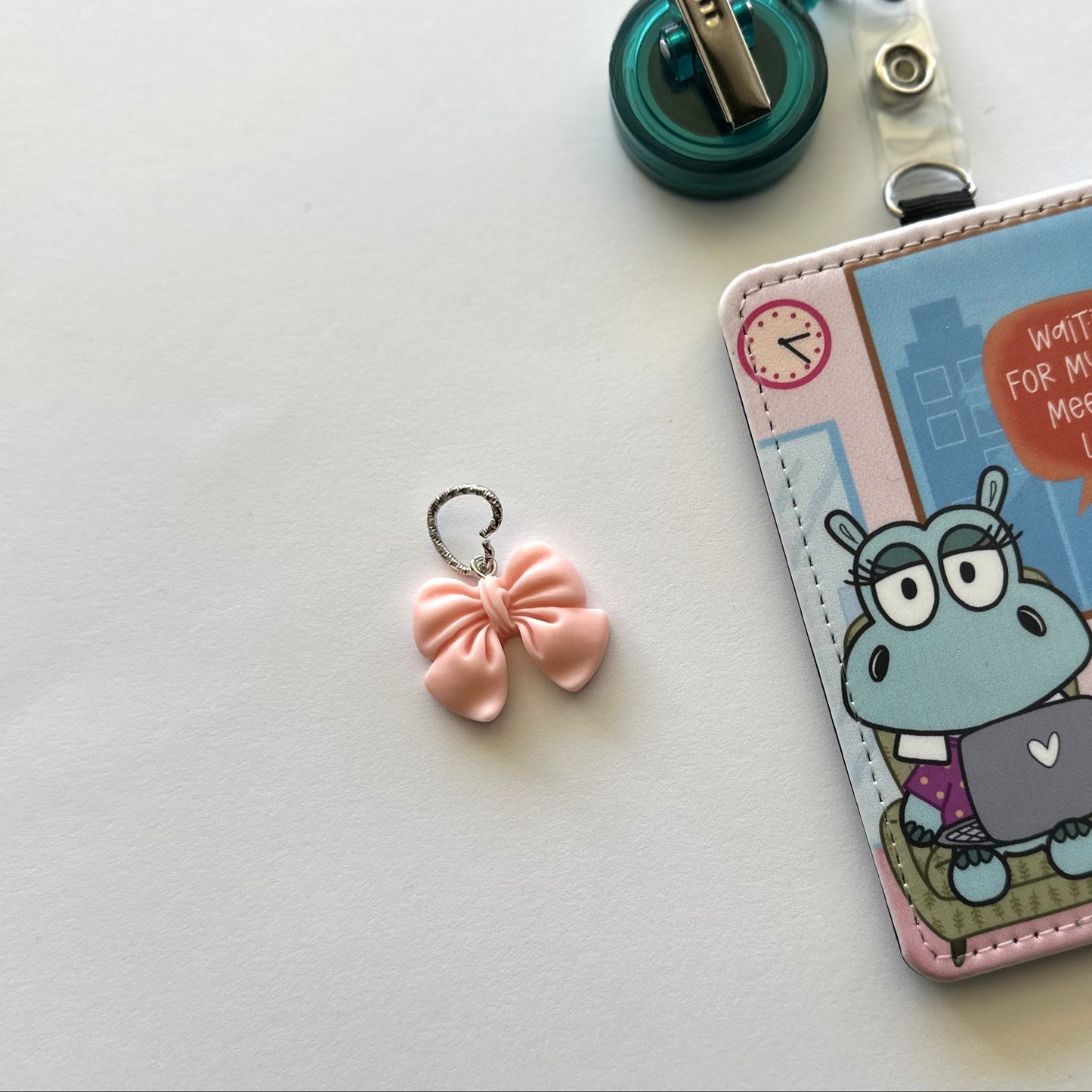 Pink Bow (badge charm)