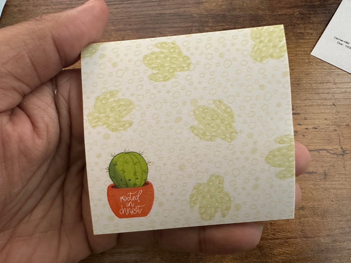 Rooted In Christ (Sticky Note)