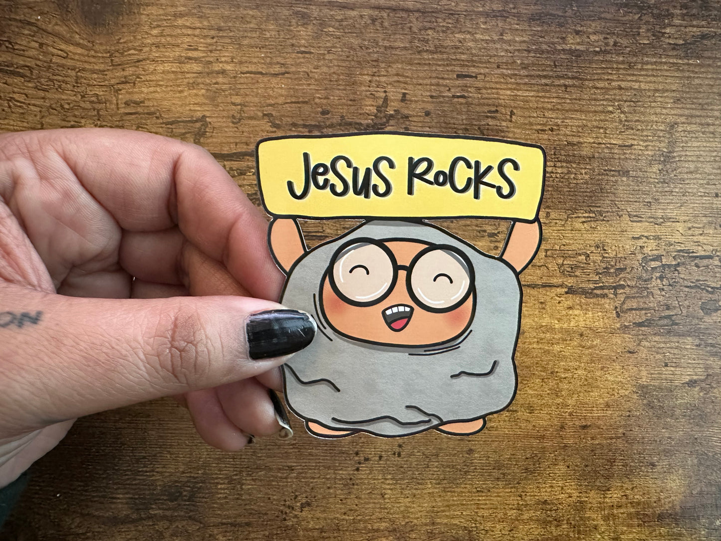 Jesus Rocks! (magnet)