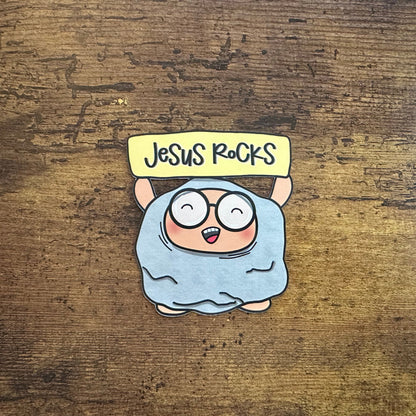 Jesus Rocks! (magnet)