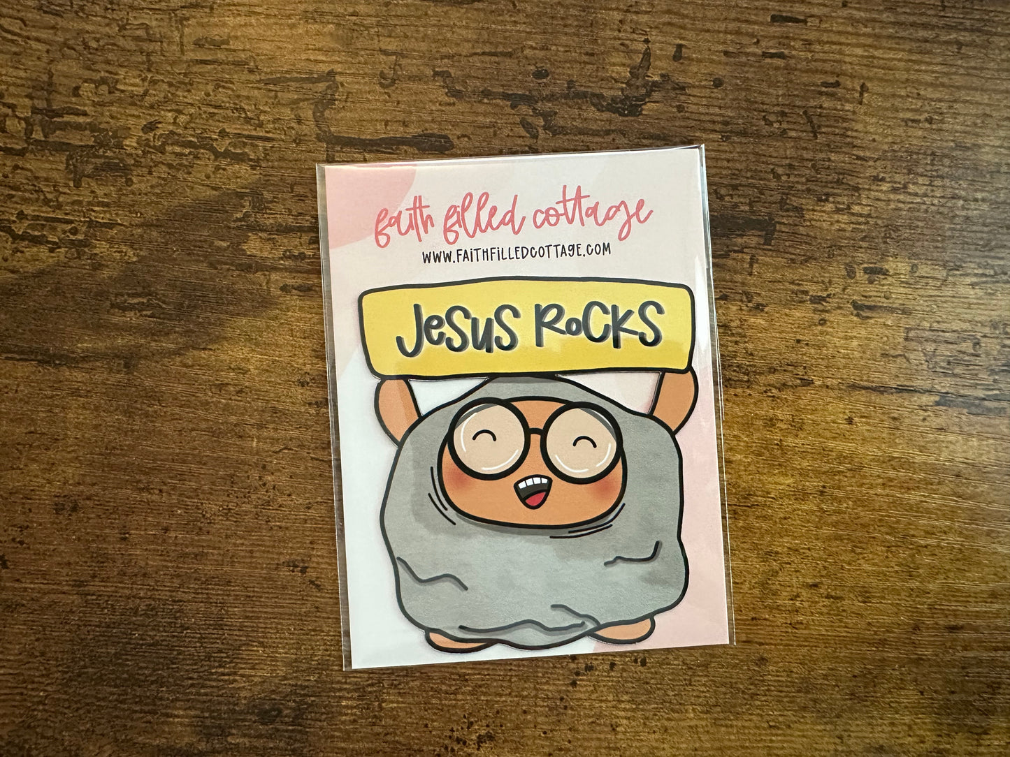 Jesus Rocks! (magnet)