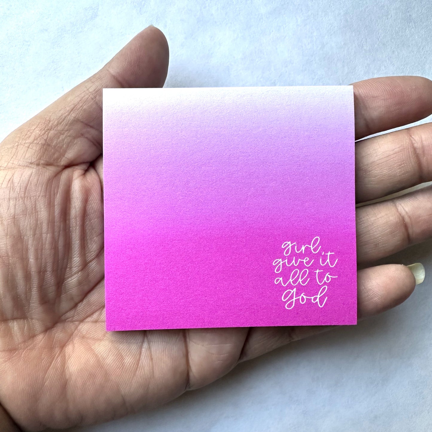 Girl Give It To God (Sticky Note)