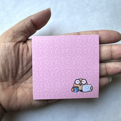 Desk Beanjamin - Pink (Sticky Note)
