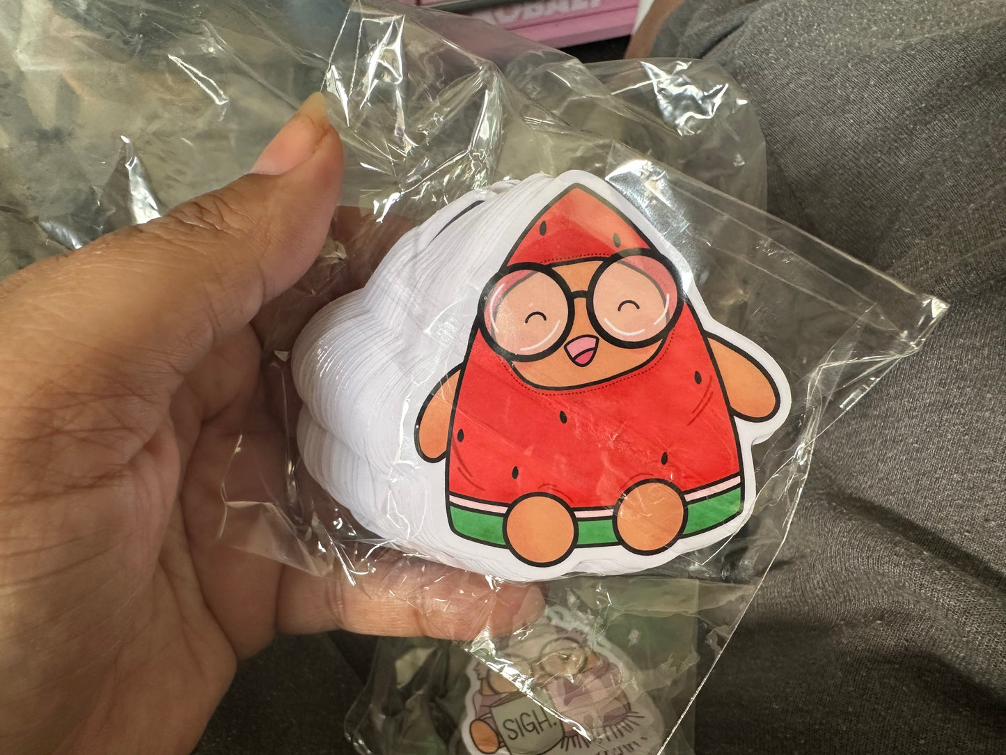 Watermelon Onesie Beanjamin (sticker)