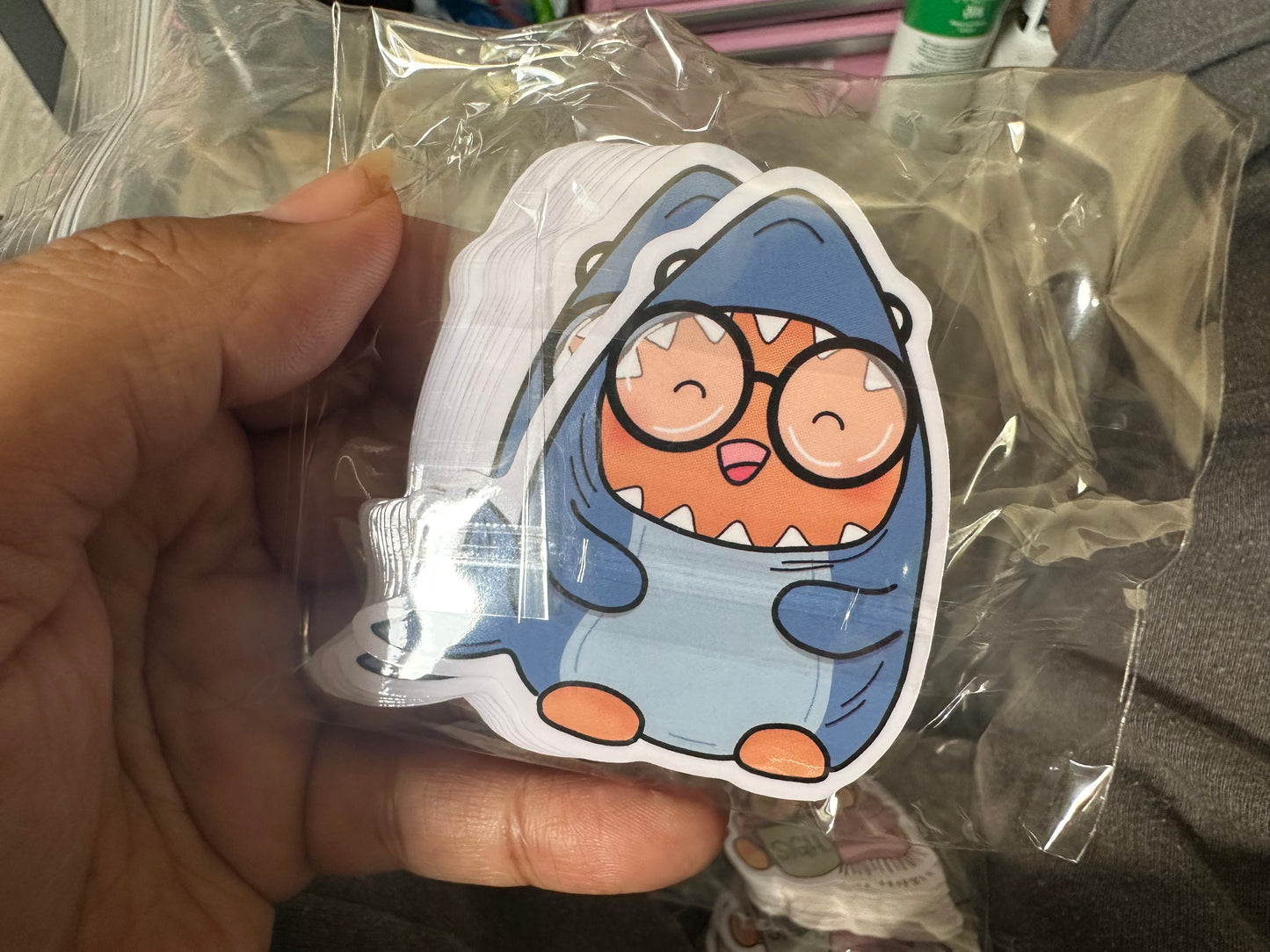 Shark Onesie Beanjamin (sticker)
