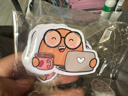 Happy Desk Beanjamin (sticker)