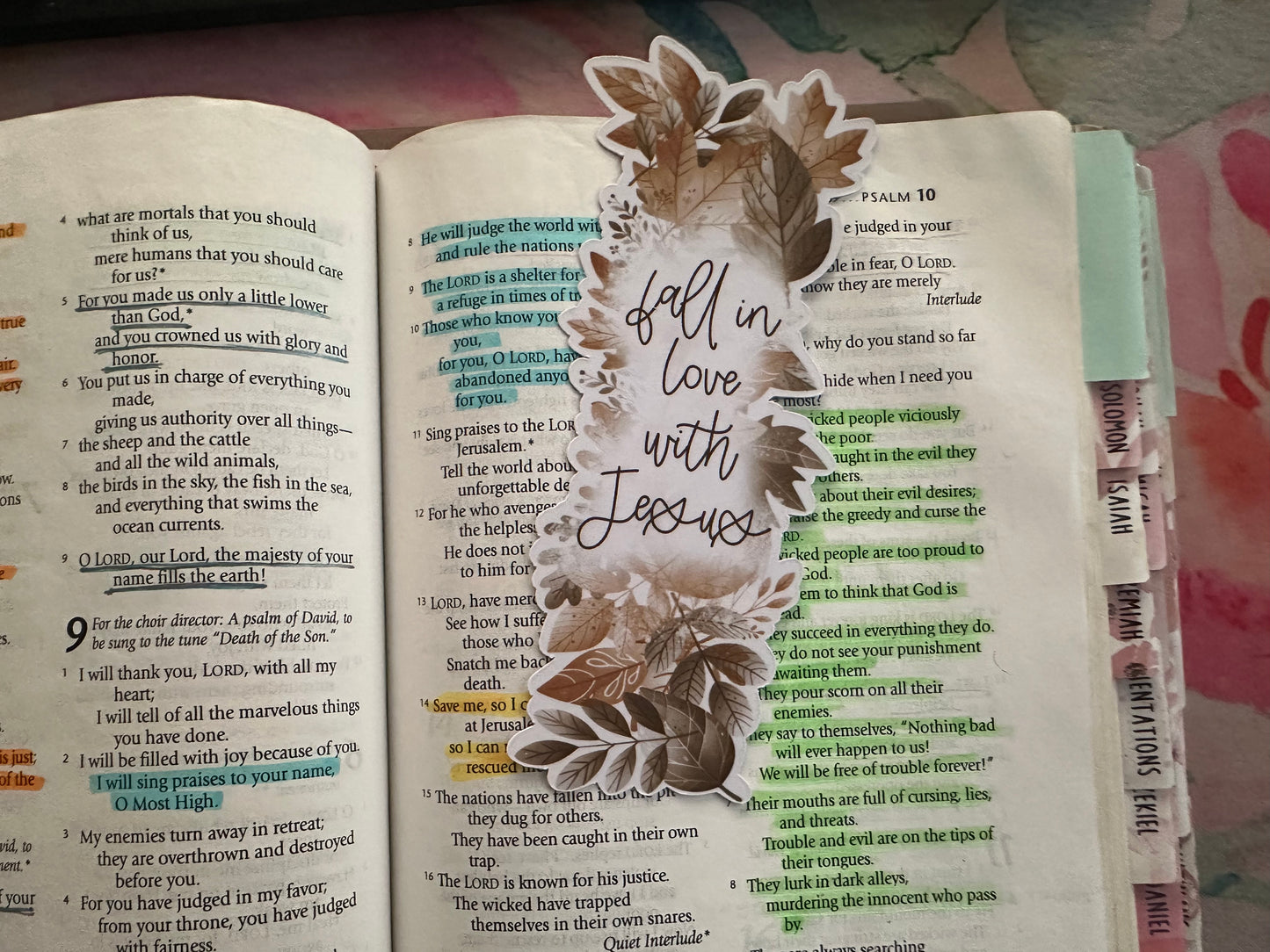 Fall In Love With Jesus (bookmark)