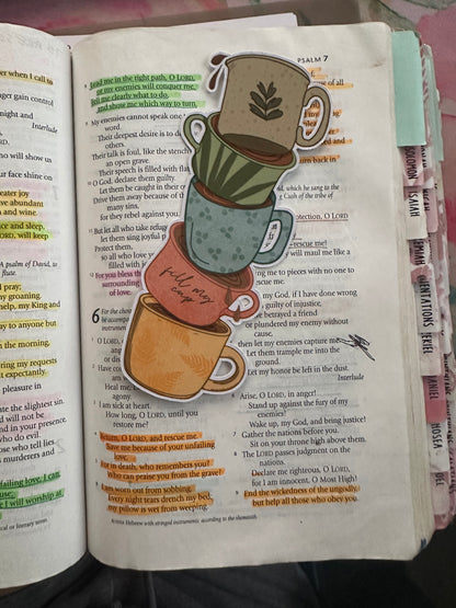 Fill My Cup (bookmark)