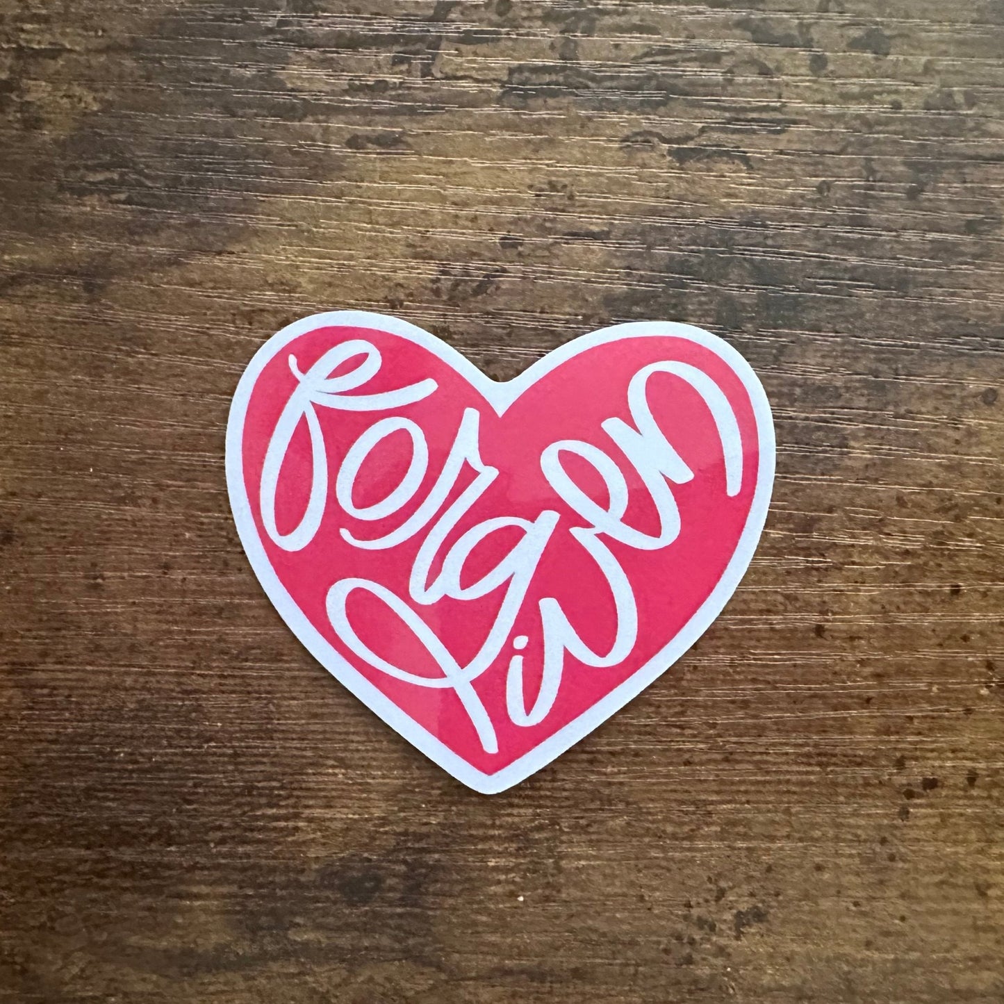 Forgiven Heart (sticker)
