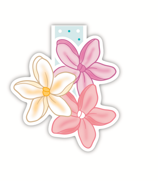Plumeria (magnetic bookmark)