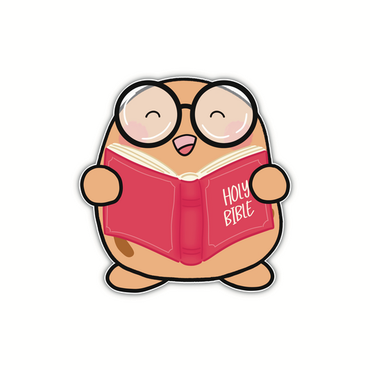 Bible Reading Beanjamin (sticker)