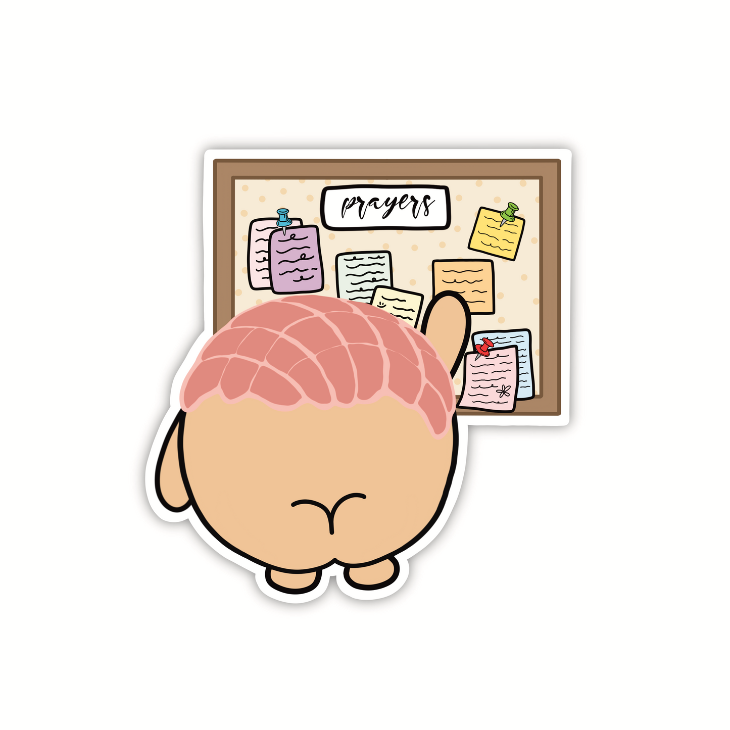 Prayer Board Conchita (sticker)