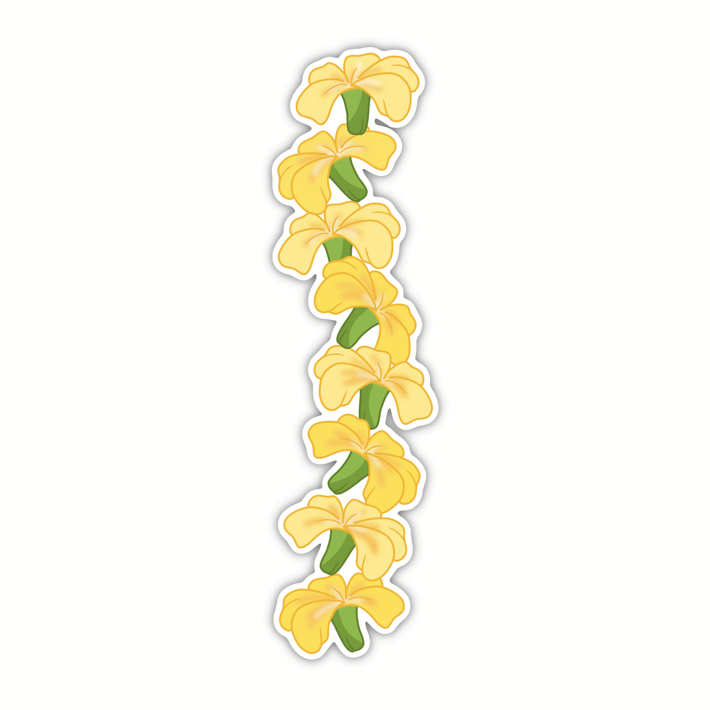 Pua Kenikeni Yellow (Bookmark/Sticker)