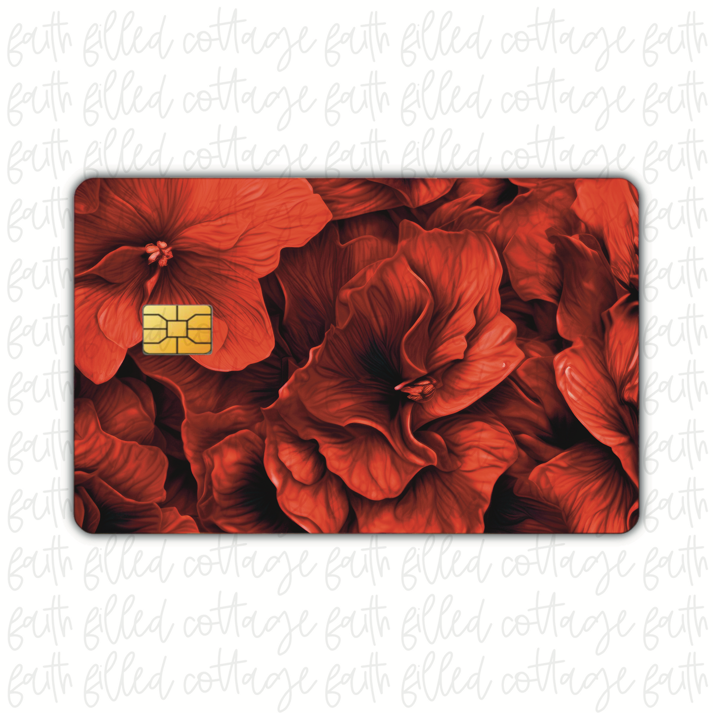 Romantic Hibiscus (debit card skin)