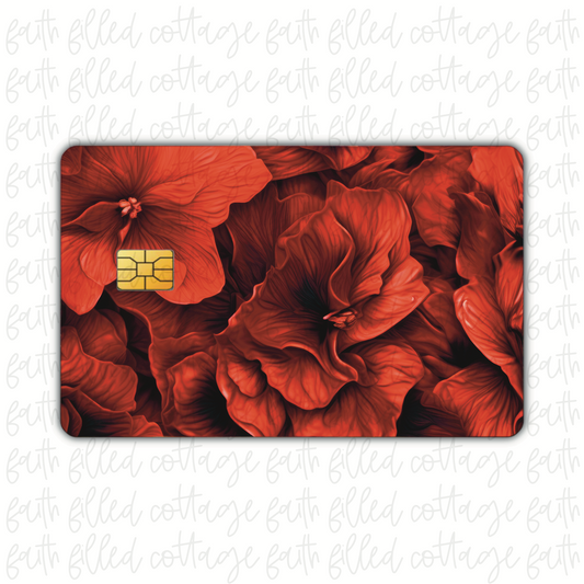 Romantic Hibiscus (debit card skin)