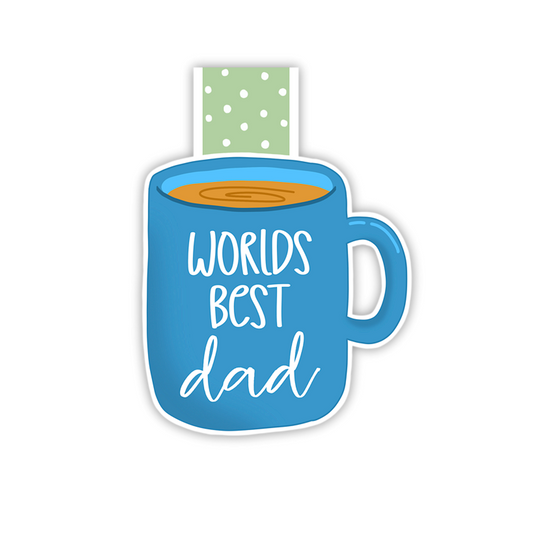 Worlds Best Dad (magnetic bookmark)