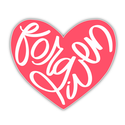 Forgiven Heart (sticker)