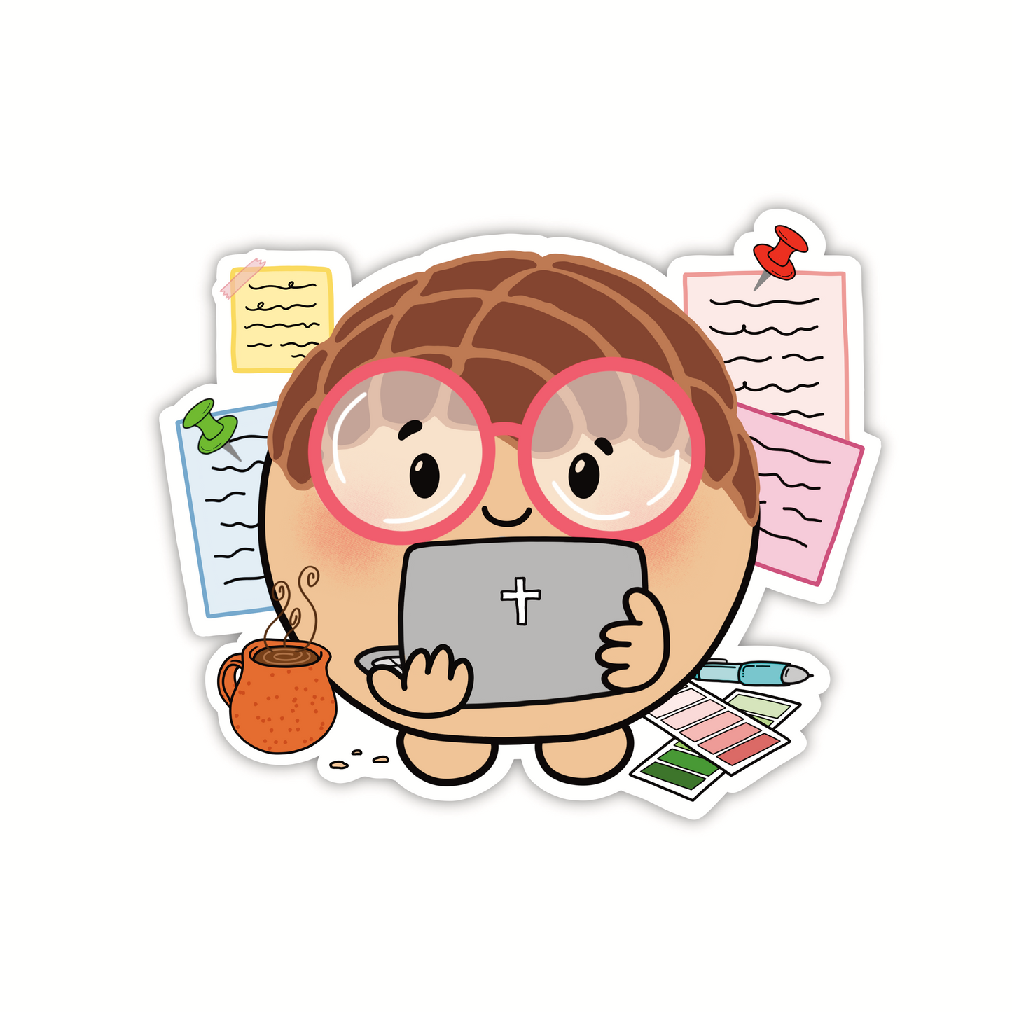 Study Time Conchita (sticker)