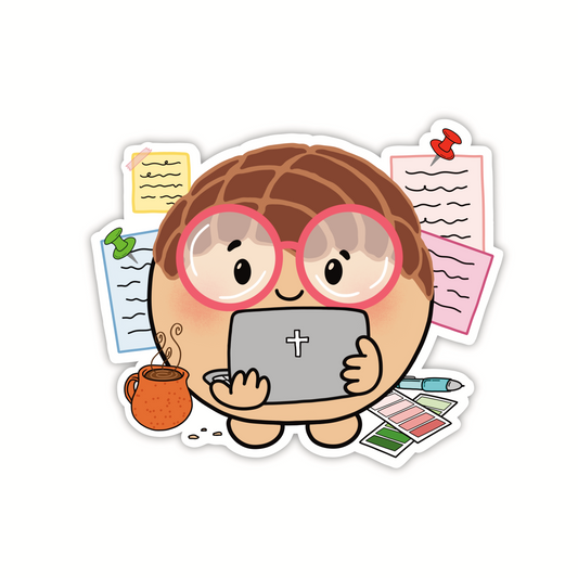 Study Time Conchita (sticker)