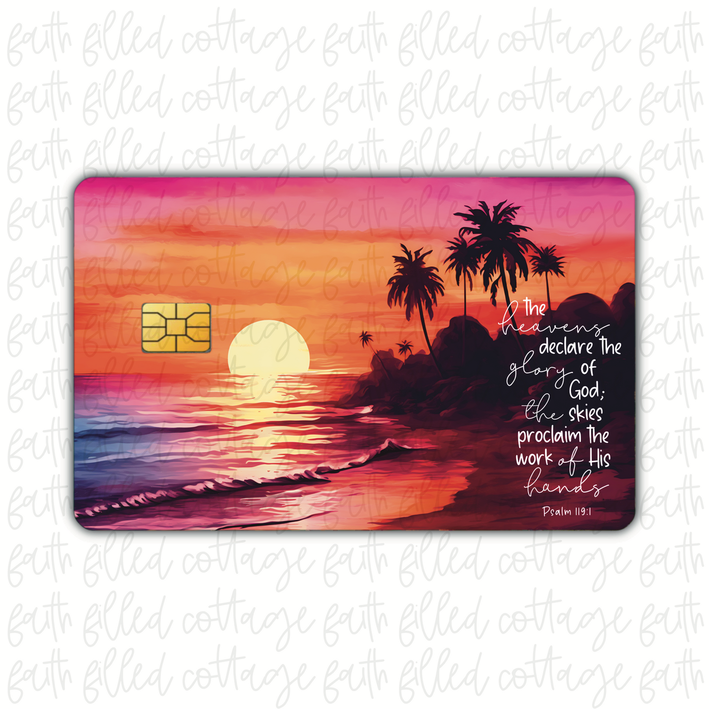 The Heavens Declare (debit card skin)