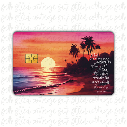 The Heavens Declare (debit card skin)