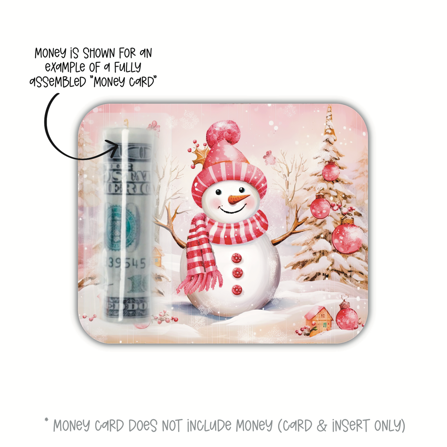 Pink Snowman