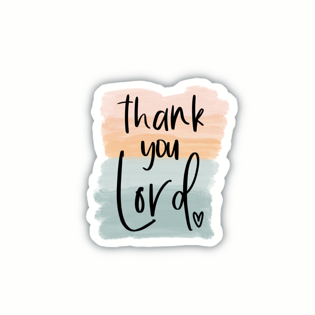 Thank You Lord (sticker)