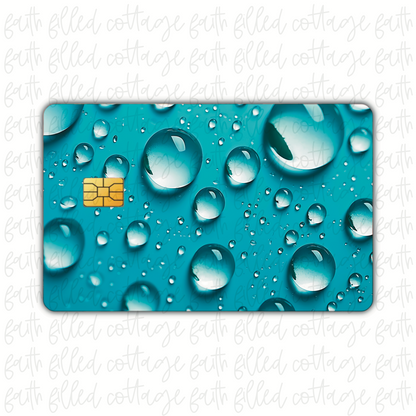 Water Droplets (debit card skin)