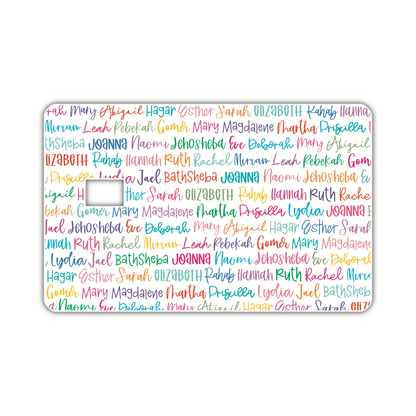 Women Of The Bible [2] (debit card skin)