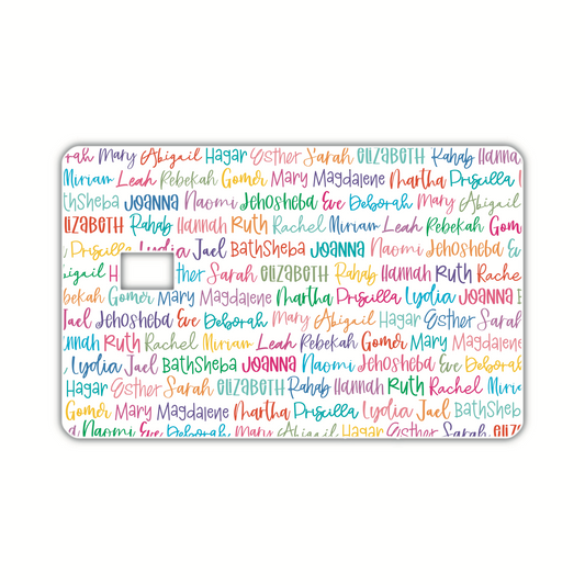 Women Of The Bible [2] (debit card skin)