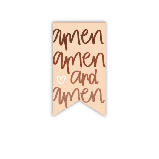 Amen, Amen and Amen (magnetic bookmark)